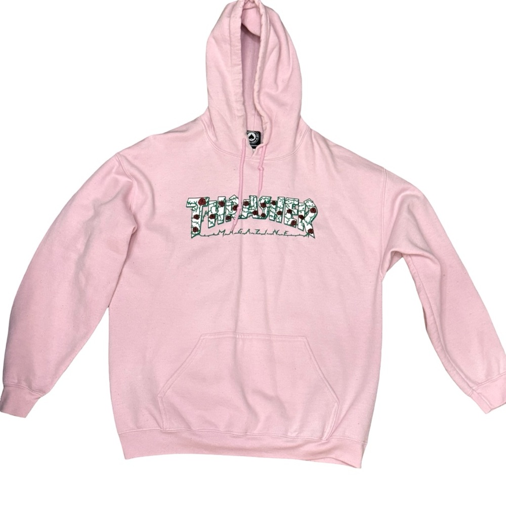 Thrasher Light Pink Hoodie